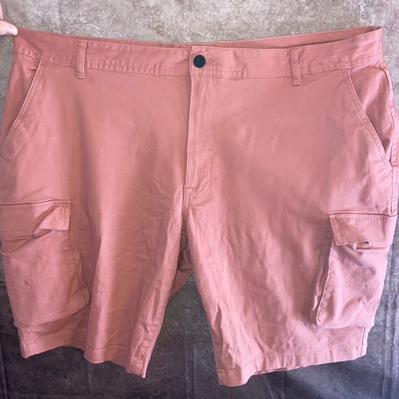 BadRhino Big & Tall Brick Orange Cargo Shorts-44” Waist-EUC!! - Picture 2 of 4